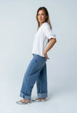Gareth Pleated Blouse in White