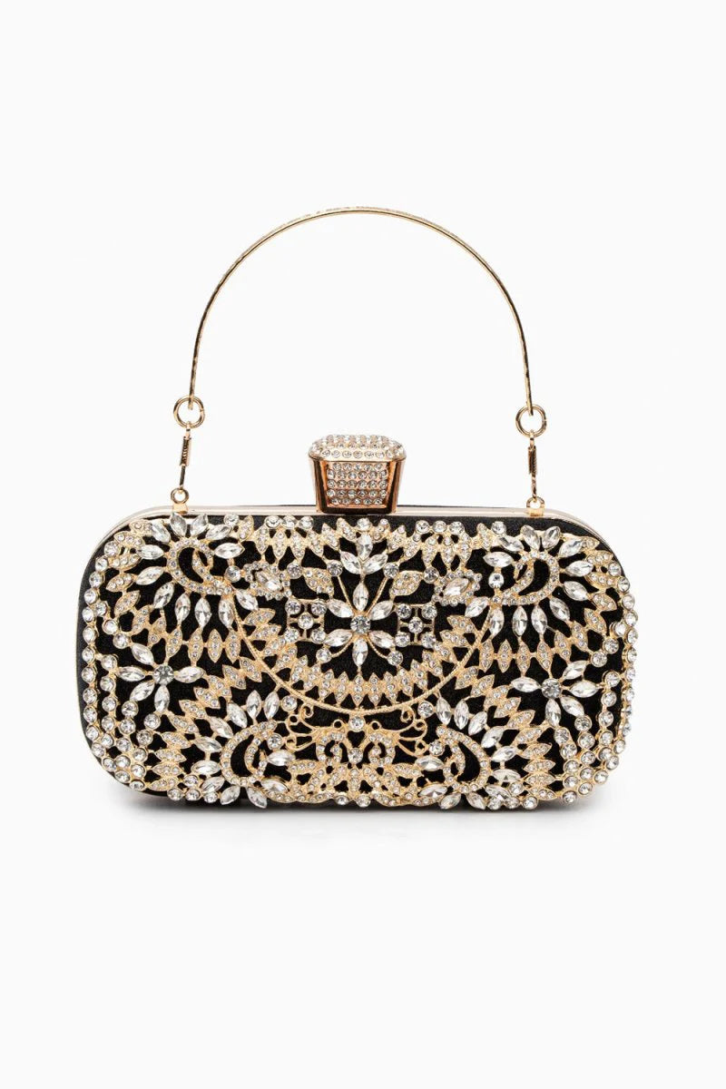 Luxurious Flower Clutch Bag