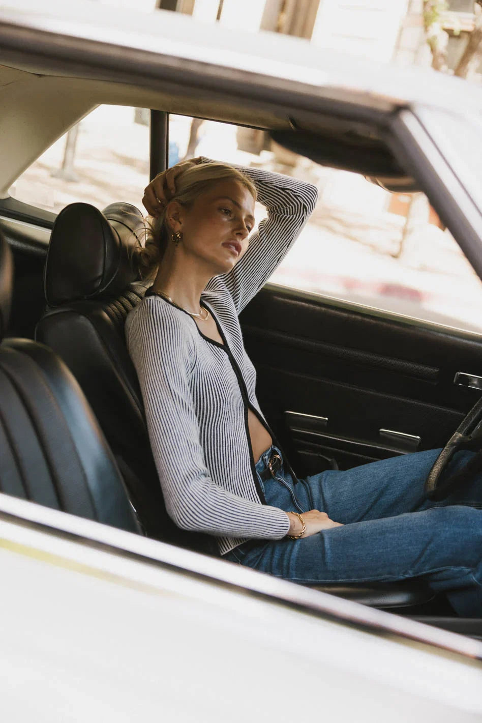 Emery Ribbed Sweater Top FINAL SALE