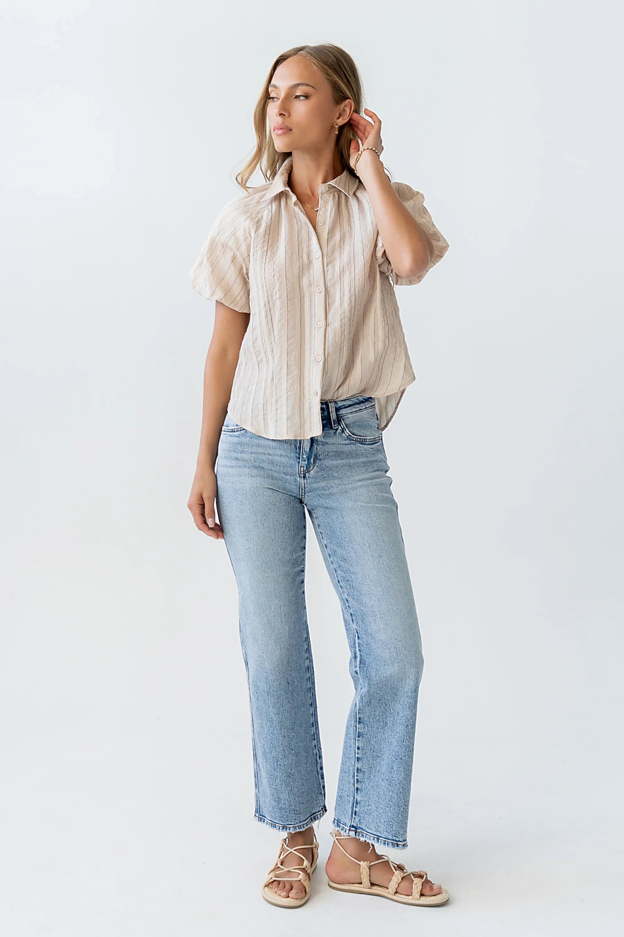 Jojo Slim Wide Leg Jeans