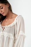 Mina Sheer Blouse