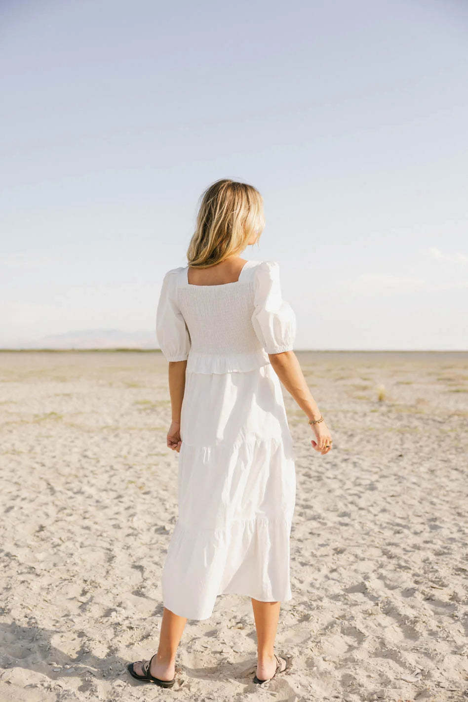 Sinead Smocked Back Midi Dress FINAL SALE