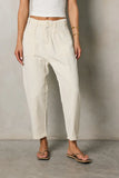 Rosie Tencel Loose Pants in Beige FINAL SALE