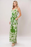 PALAZZO MUSE GREEN JUMPSUIT