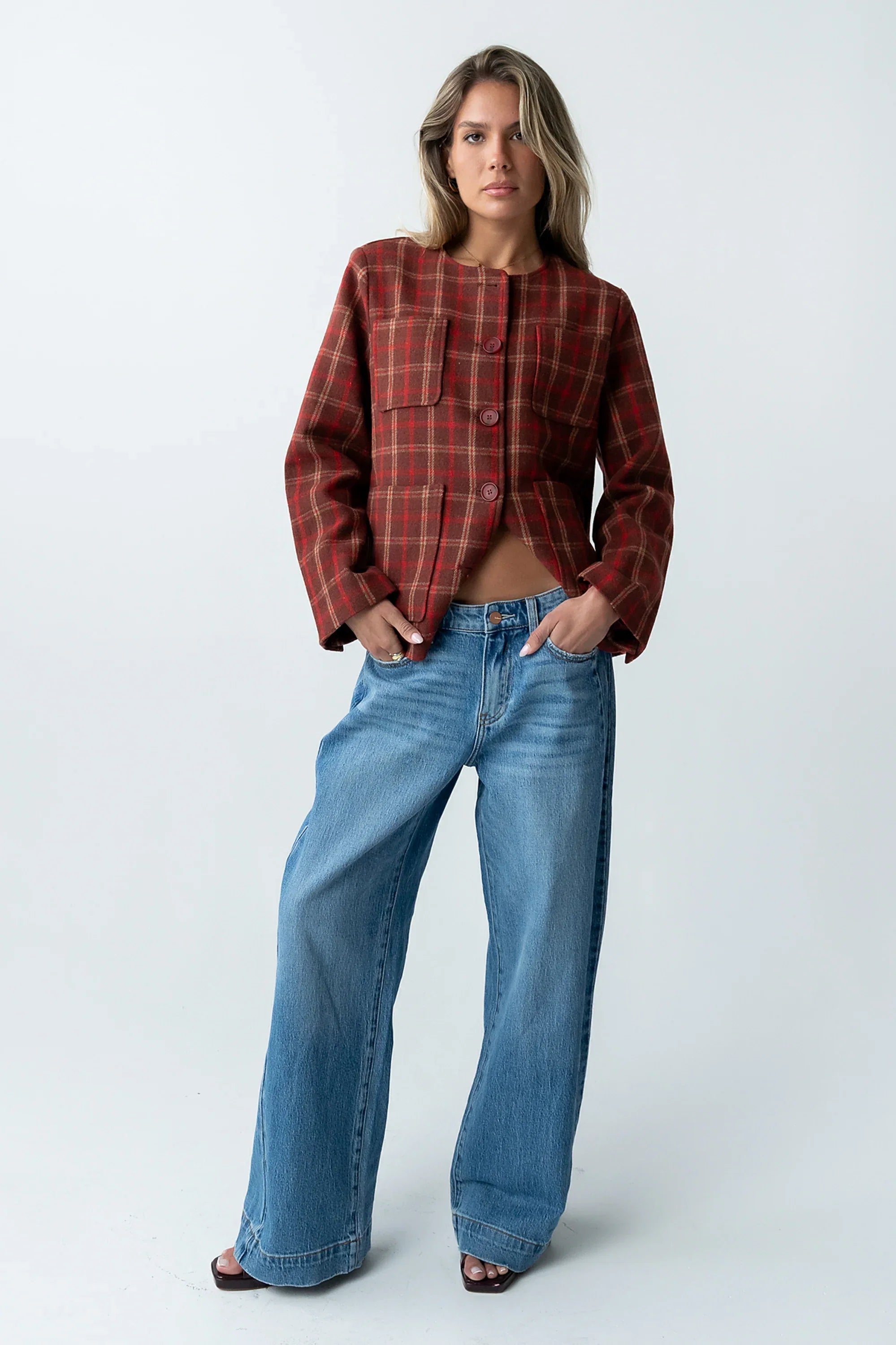 Quinley Plaid Jacket