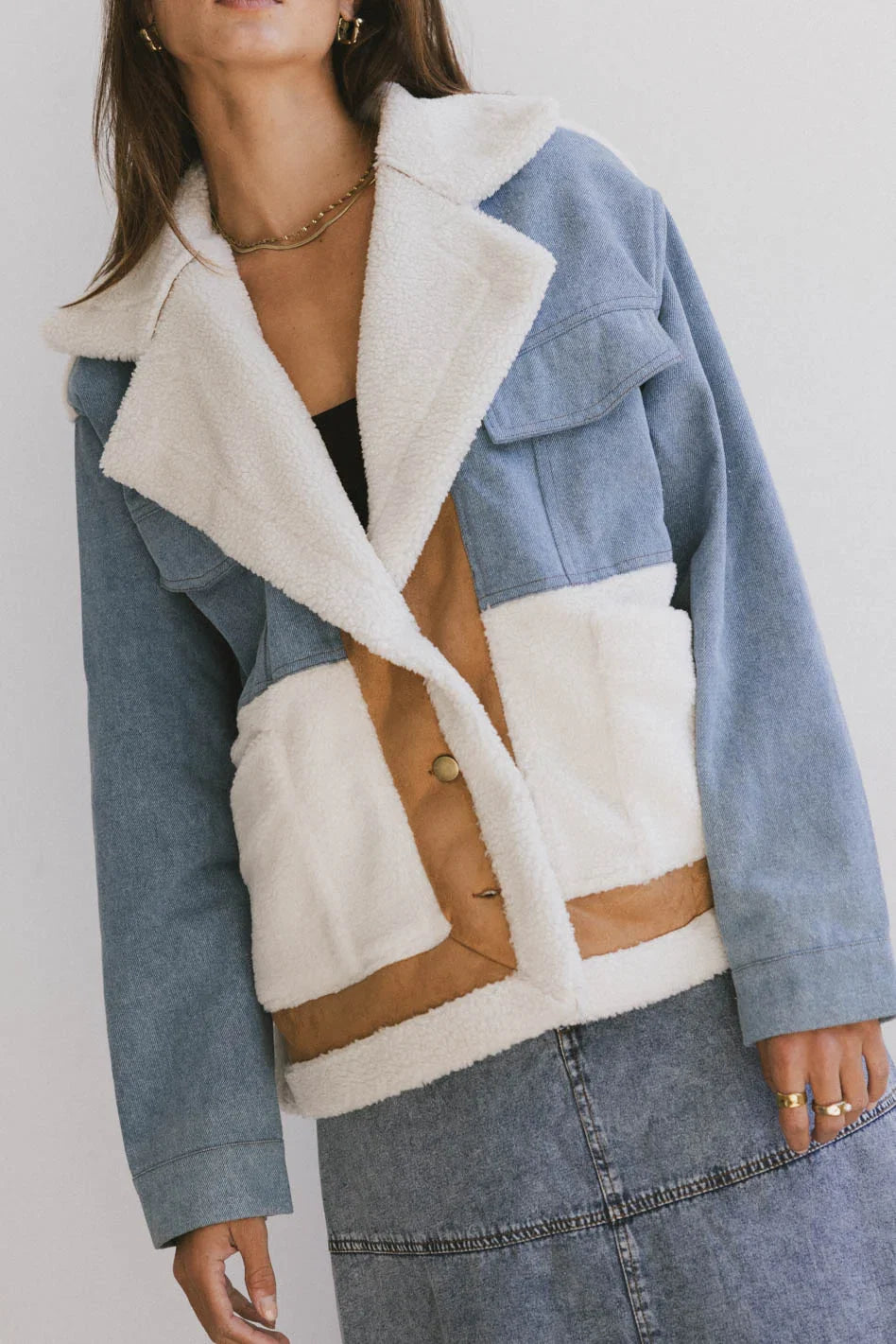 Fawn Contrast Jacket FINAL SALE