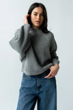 Shayla Knit Sweater in Grey FINAL SALE