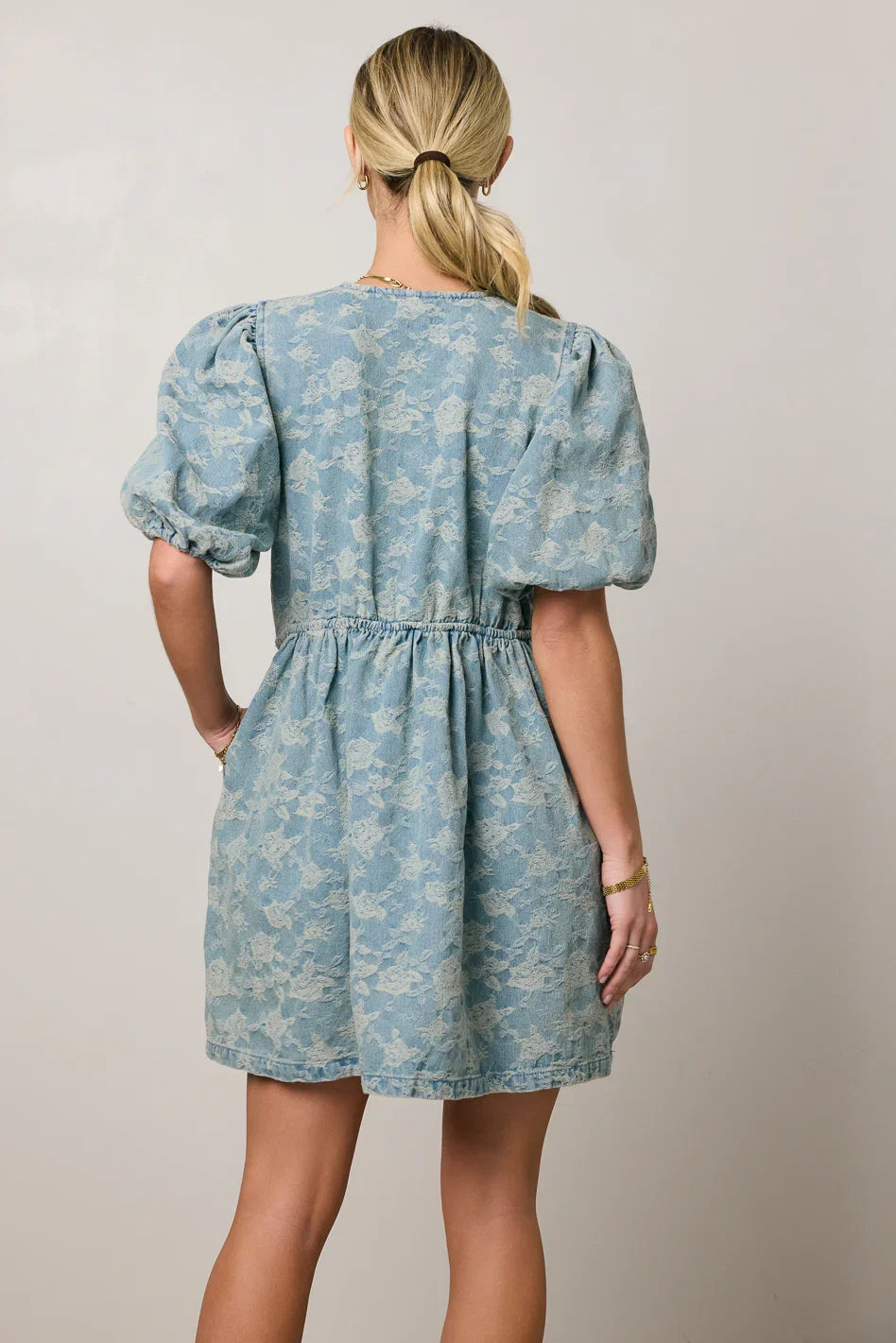 Pony Denim Mini Dress FINAL SALE