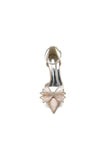 Pointed Toe Bow Stiletto Ankle Strap High Heels