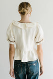 Jozie Contrast Blouse FINAL SALE