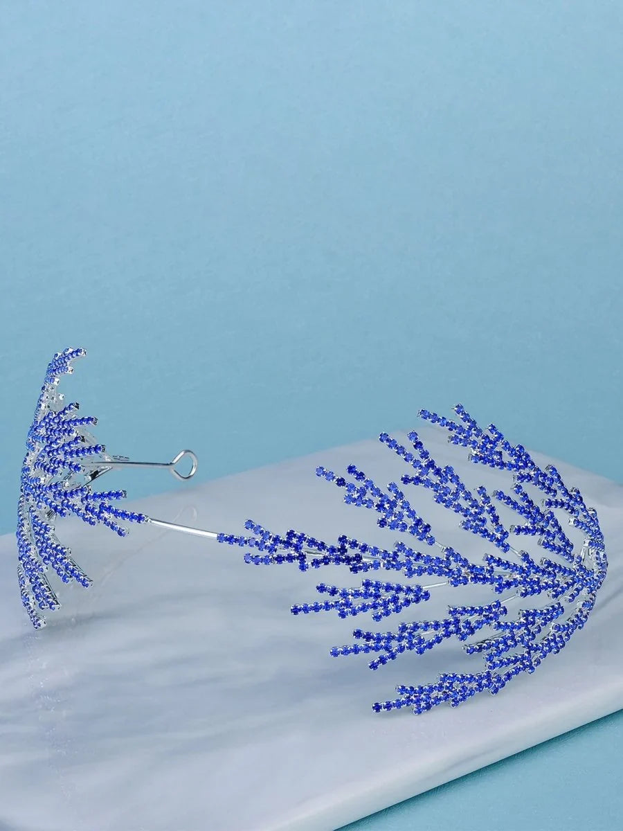 Metal Super Shiny Rhinestone Wide Headband Hair Accessories