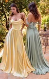 BELINDA GOWN A LINE DRESS WITH CORSET BACK