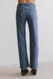 Olwen Retro Straight Leg Jeans in Dark Wash FINAL SALE
