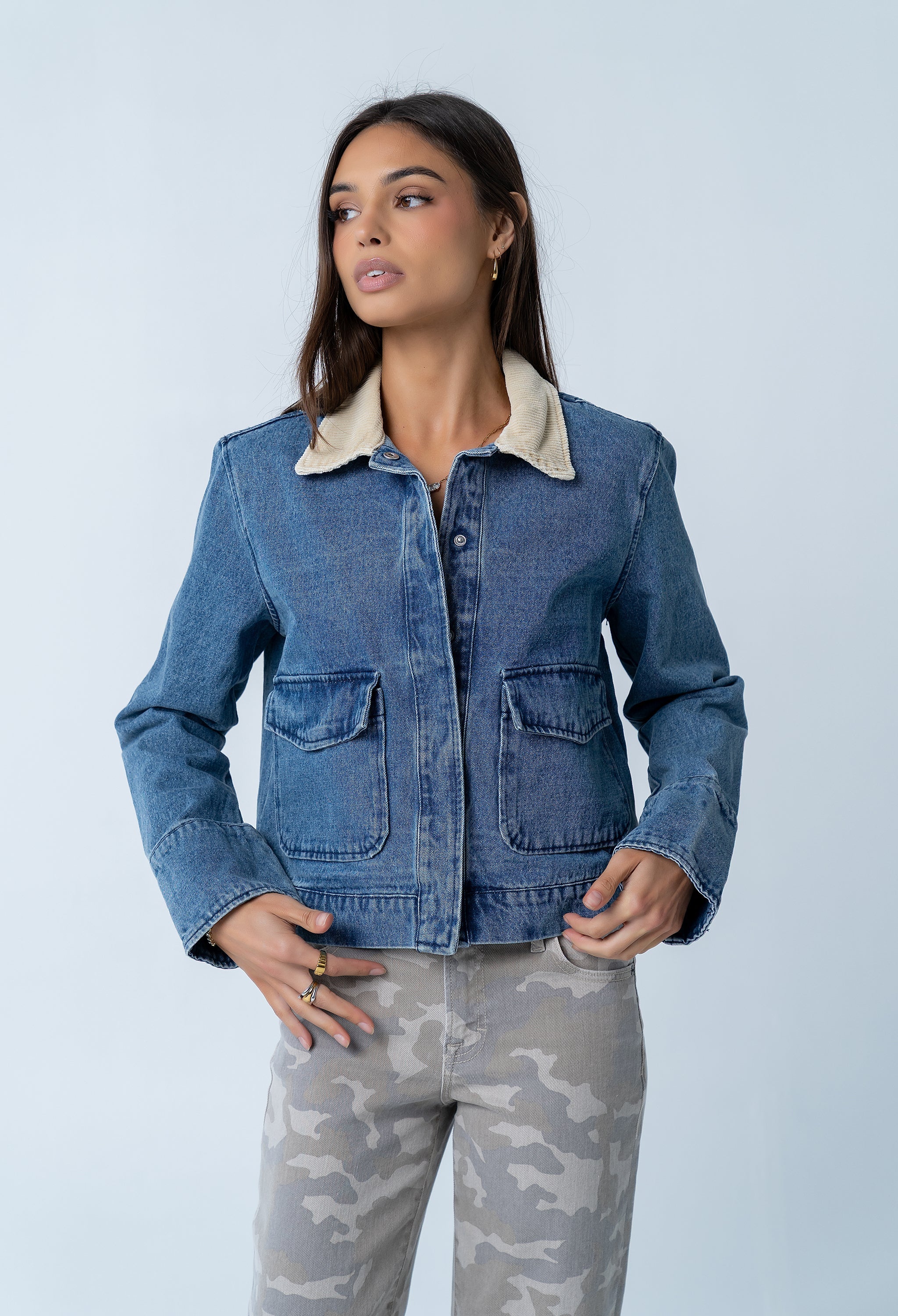 Brynley Denim Chore Jacket