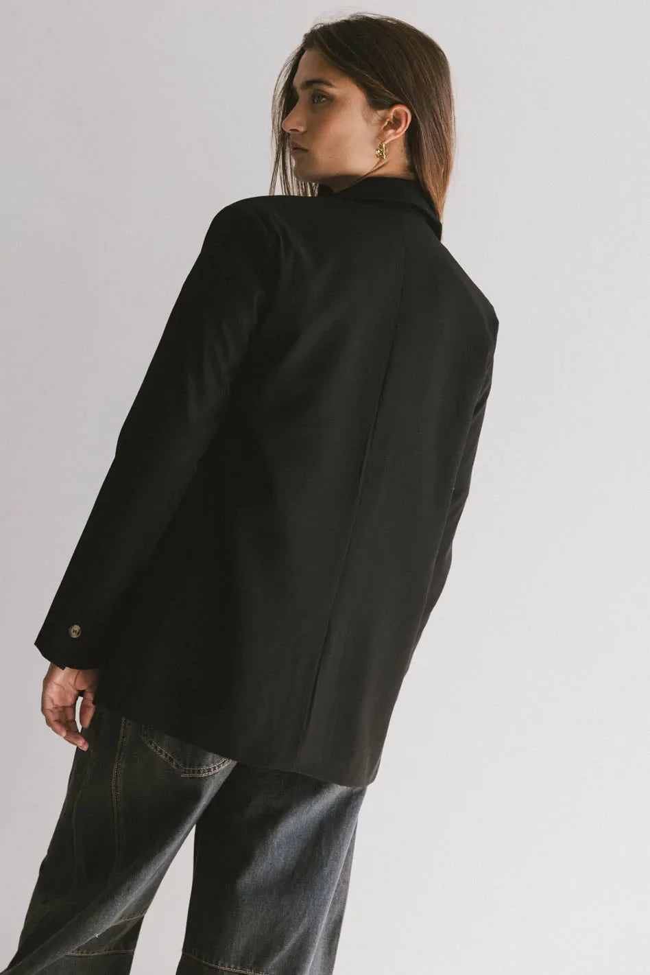 Crystal Blazer in Black FINAL SALE