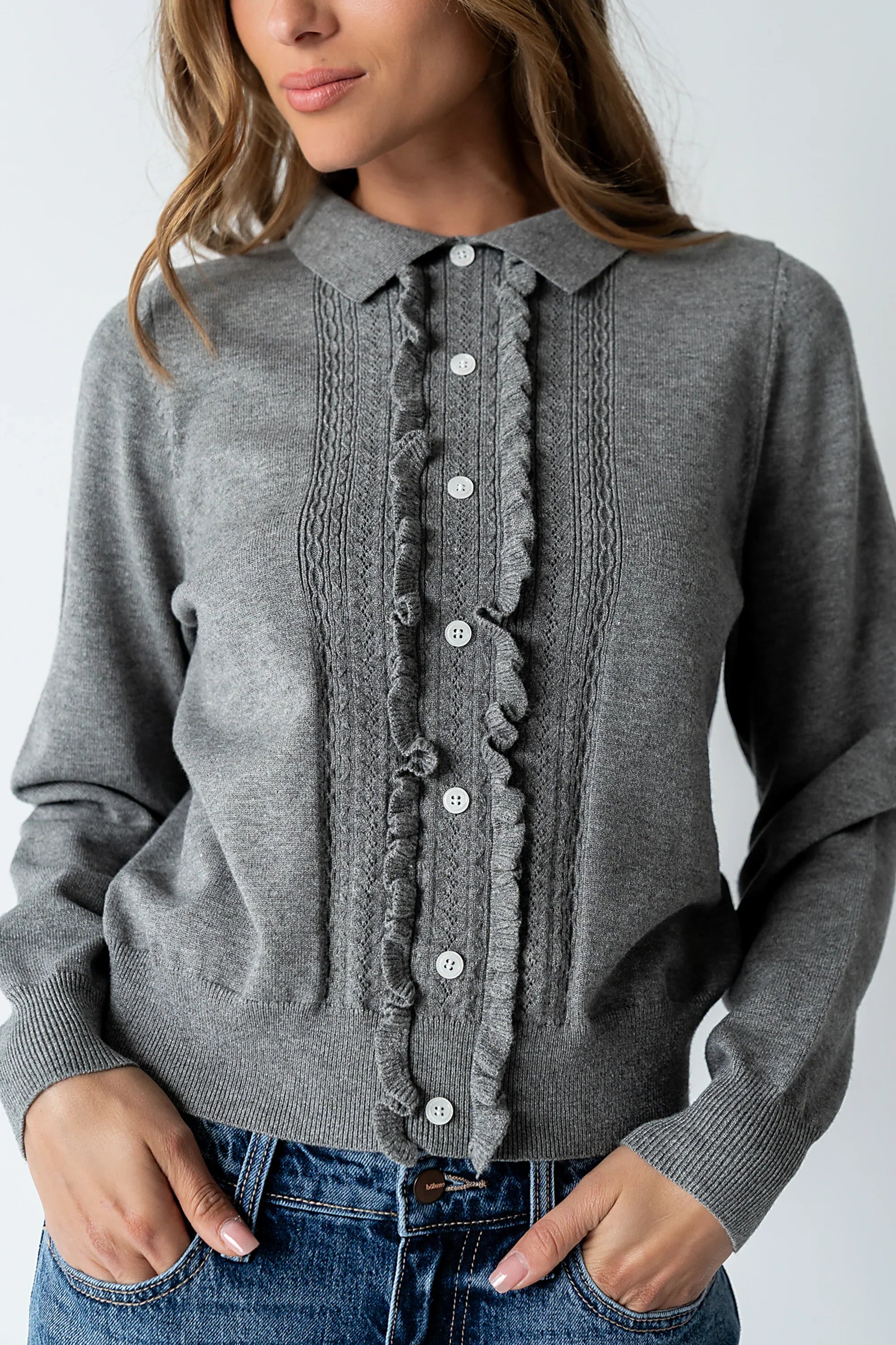 Isla Collared Sweater FINAL SALE
