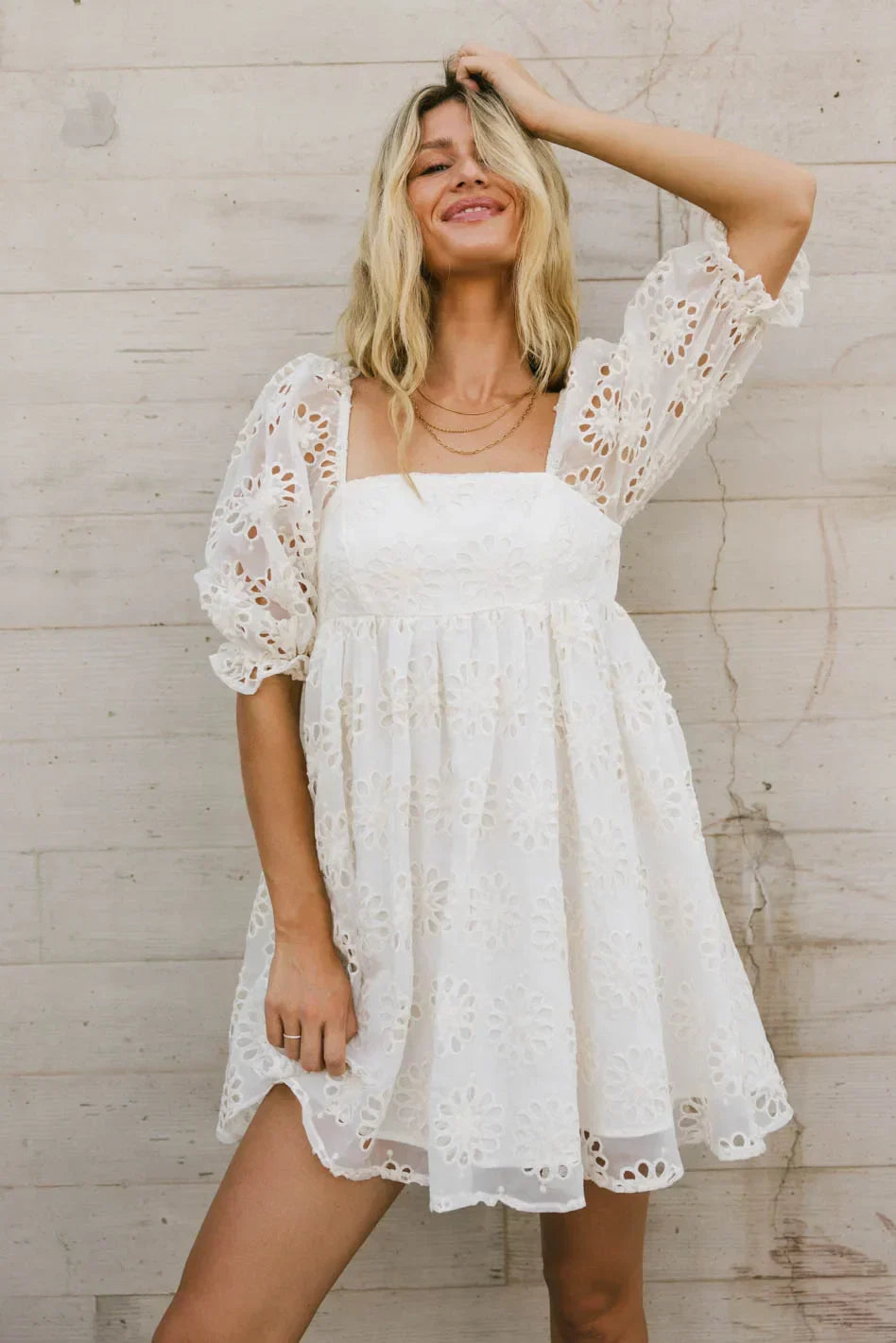 Leda Floral Babydoll Dress FINAL SALE