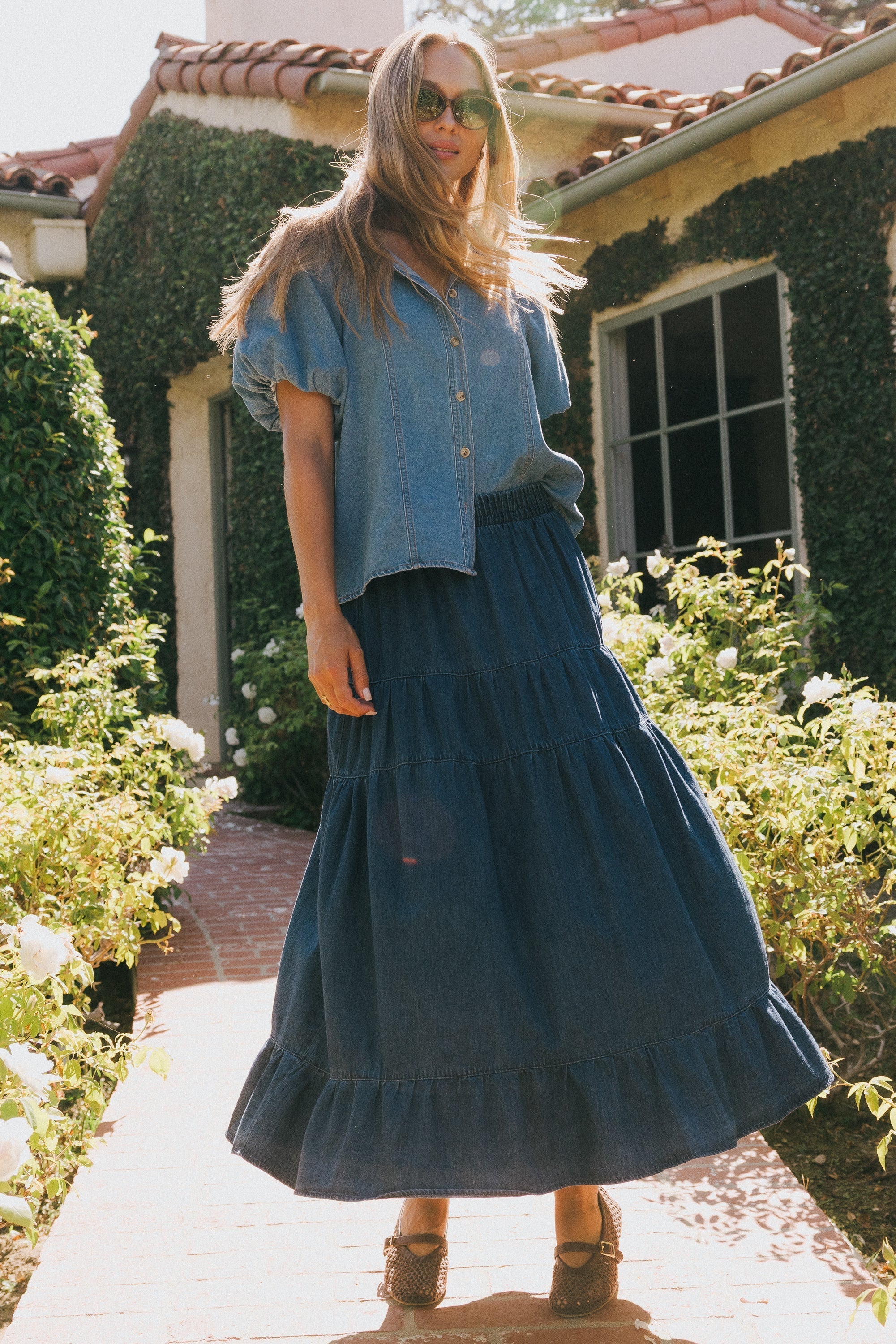 Lisa Tiered Maxi Skirt FINAL SALE