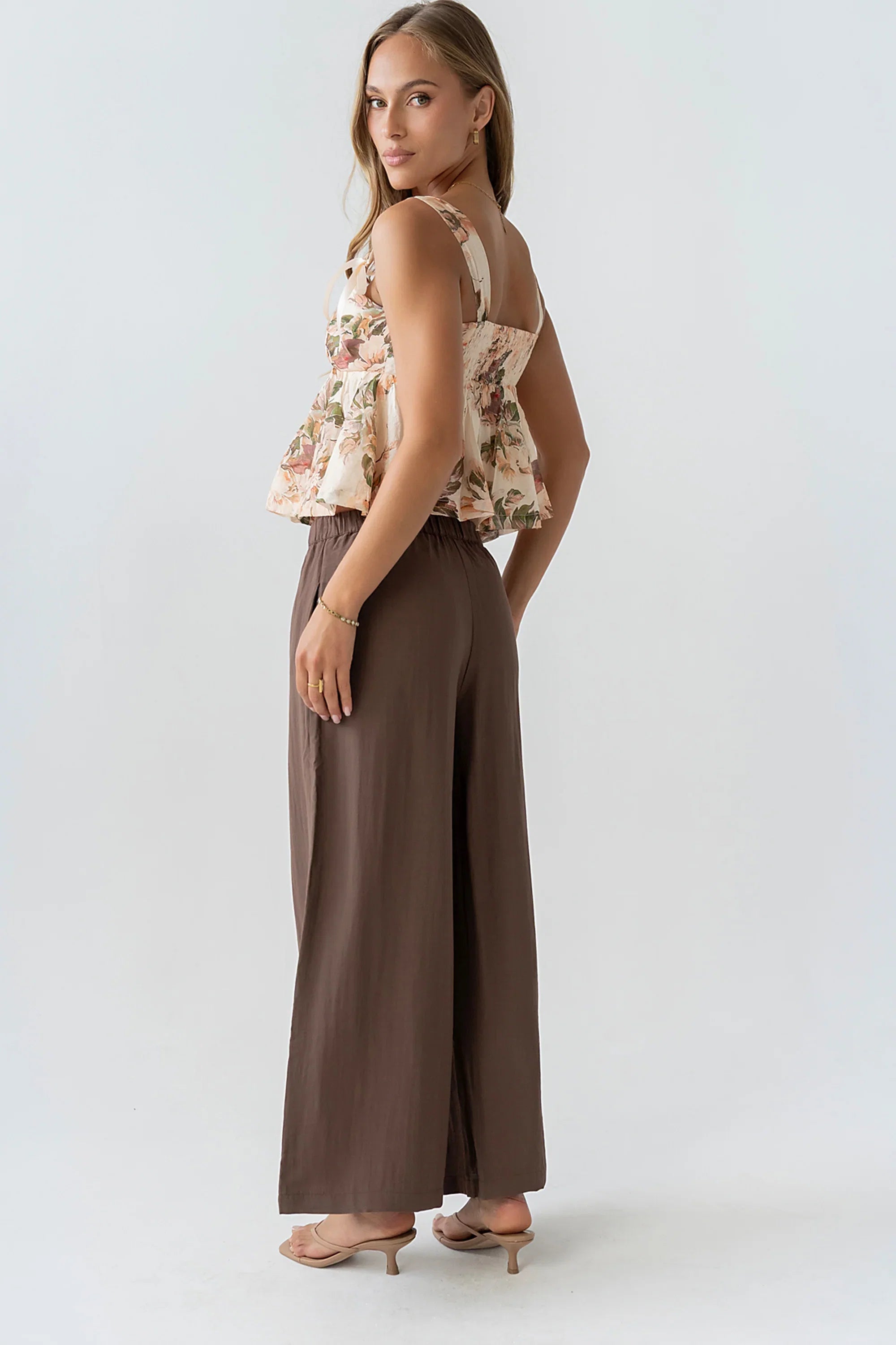 Maylee Ribbon Floral Tank