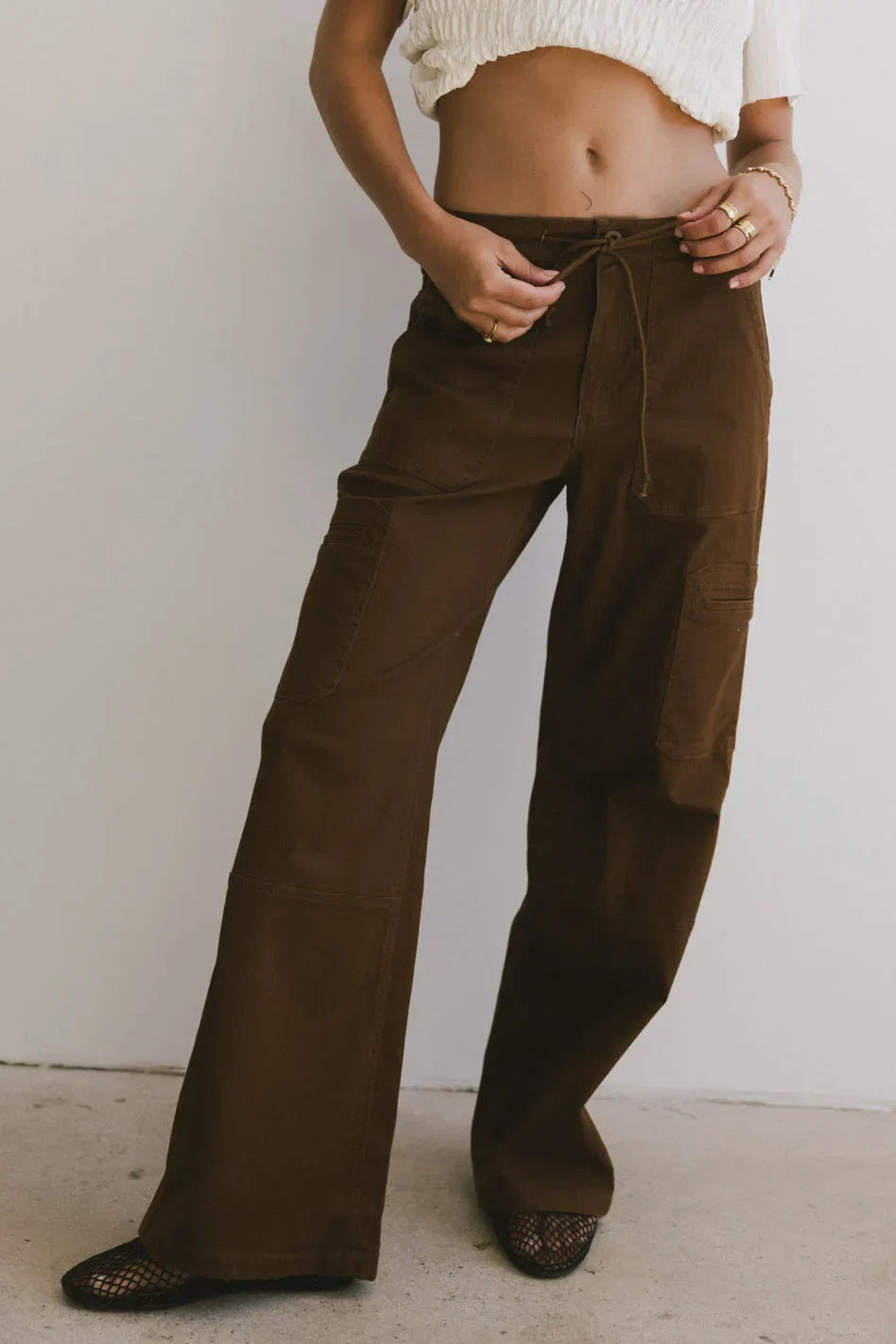 Tandry Cargo Pants in Brown FINAL SALE