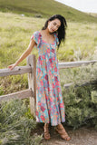 Skipper Tropical Midi Dress FINAL SALE