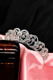 Silver Rheinstone Rhodium plated Princess Tiara