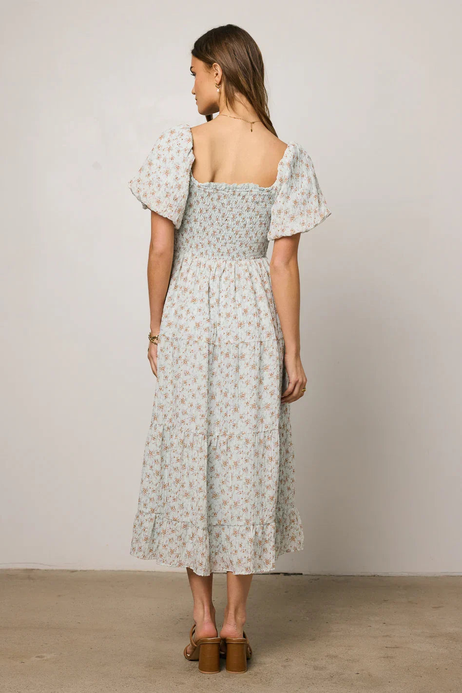 Asha Floral Midi Dress FINAL SALE
