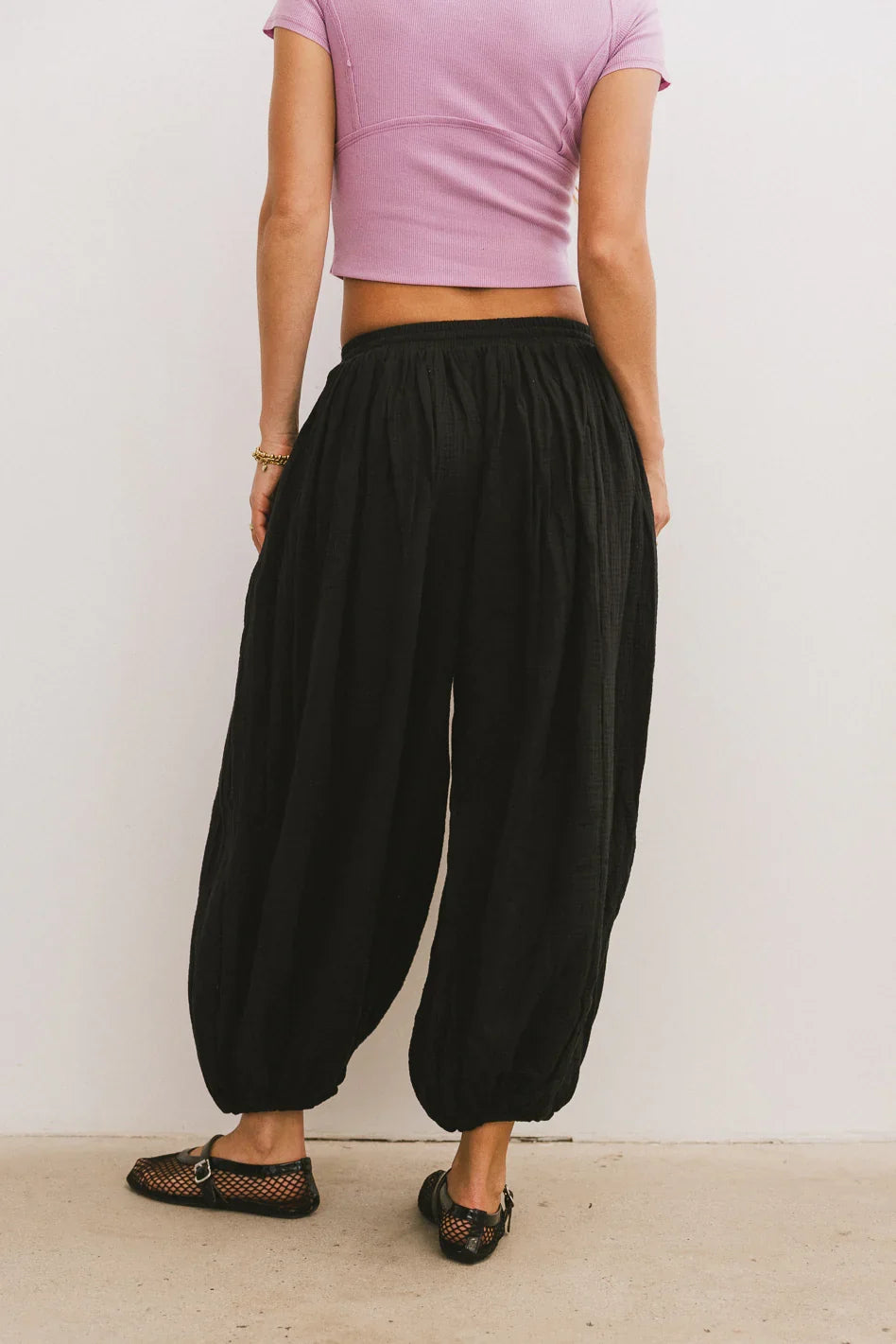 Jalen Loose Joggers in Black FINAL SALE