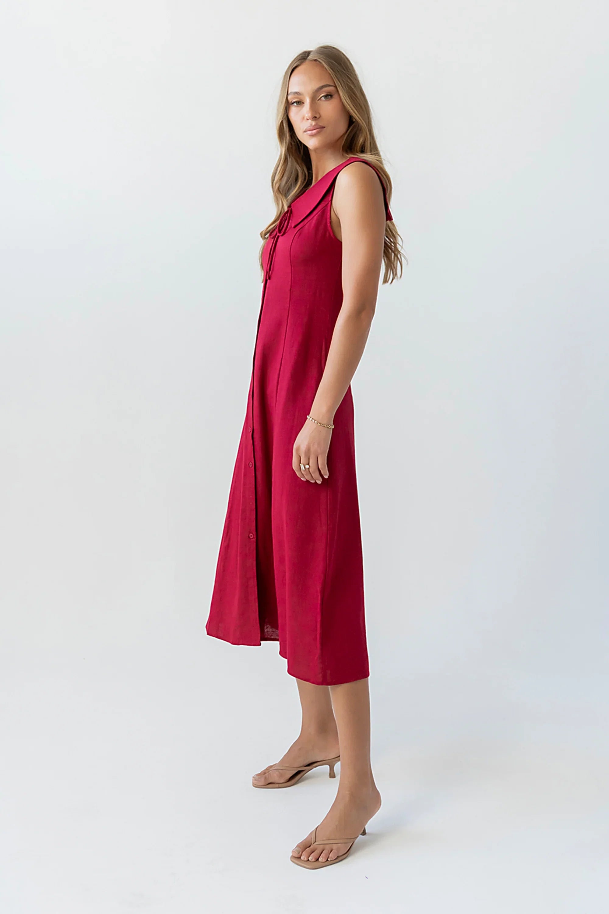Danika Button Down Maxi Dress