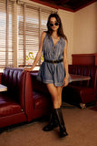 Jenson Pleated Romper FINAL SALE