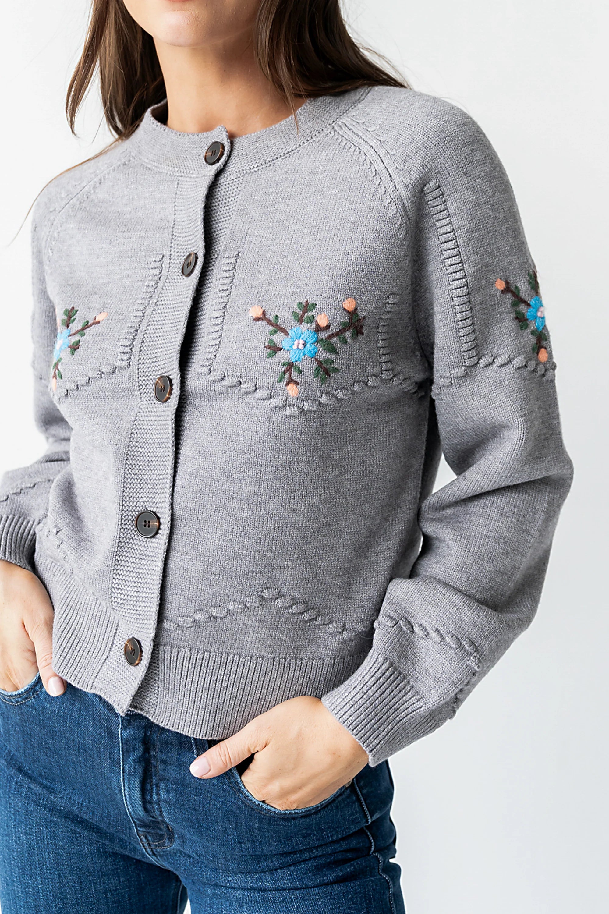 Lindsay Embroidered Cardigan