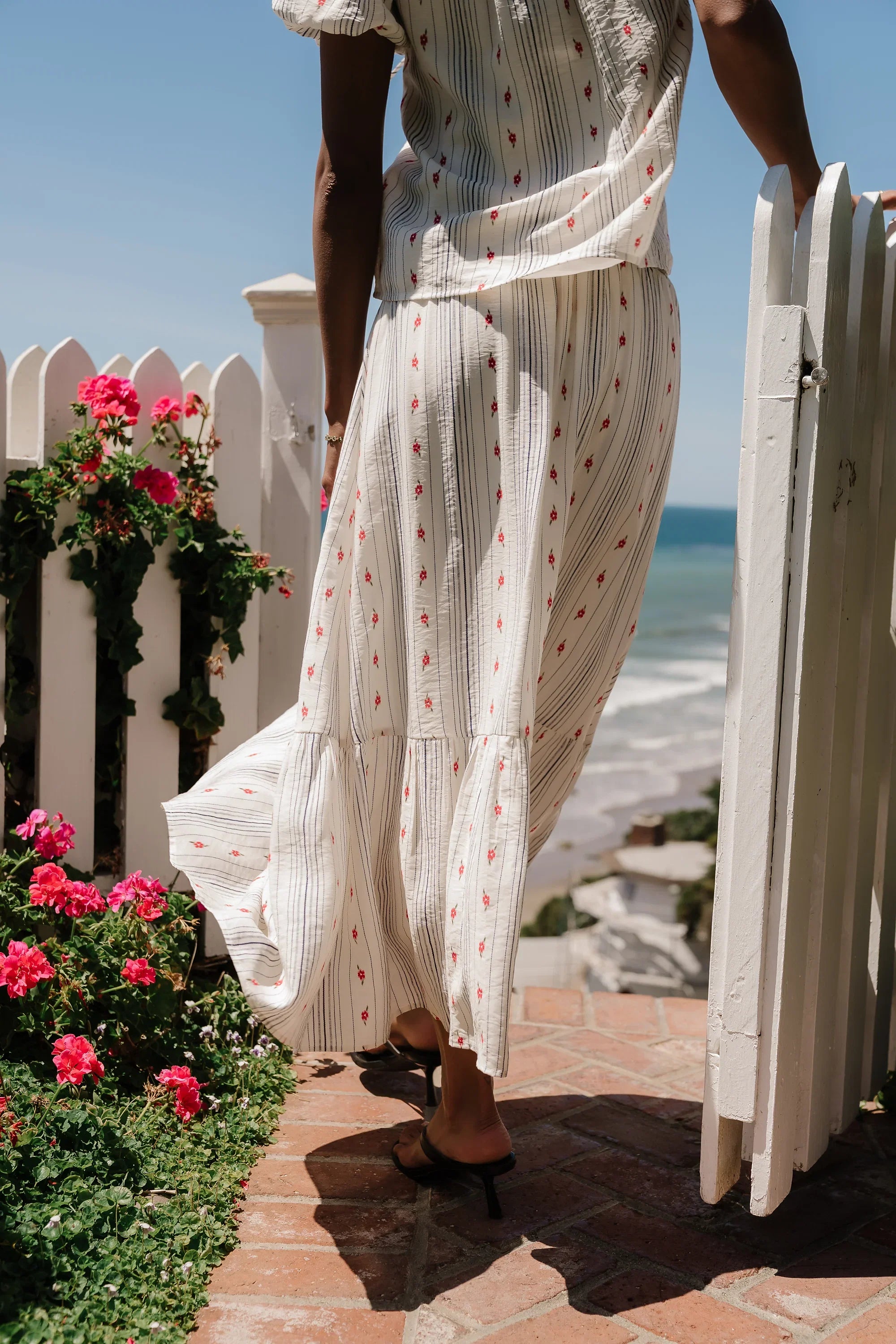 Tylee Floral Midi Skirt