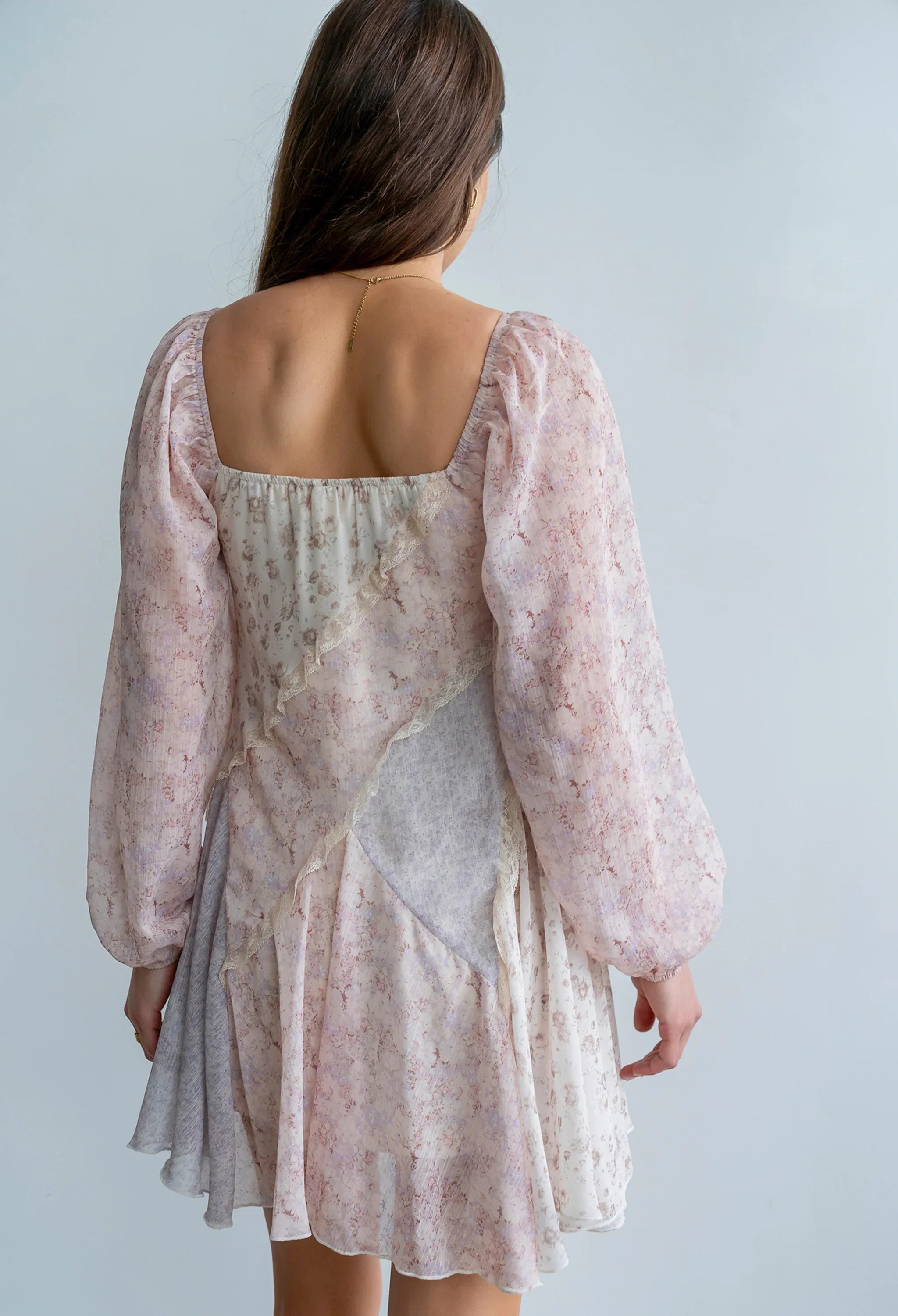 Bree Patchwork Mini Dress