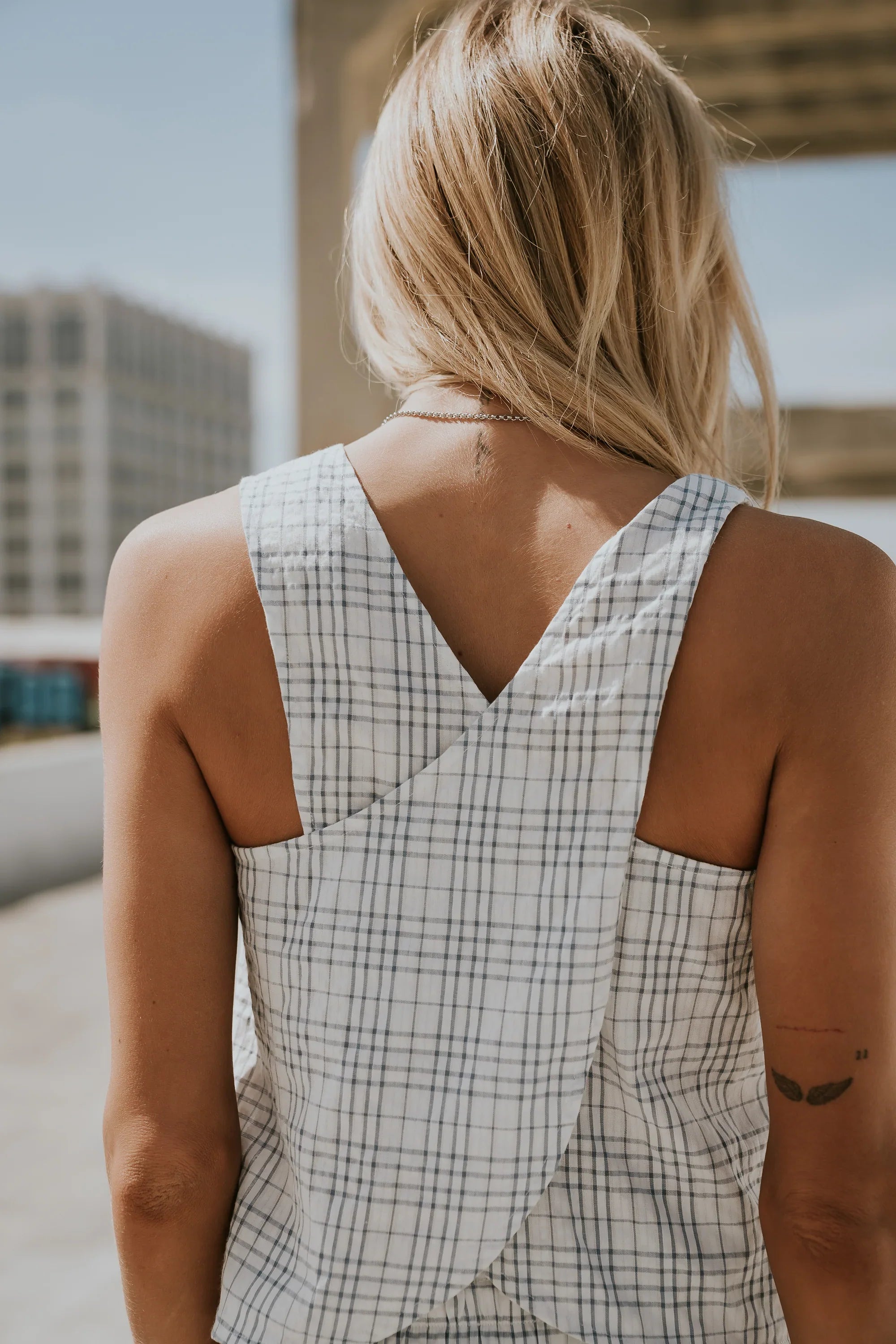 Viola Plaid Tank Top
