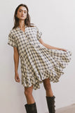 Loli Plaid Mini Dress FINAL SALE