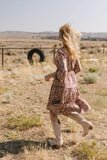 Arabella Floral Midi Dress FINAL SALE