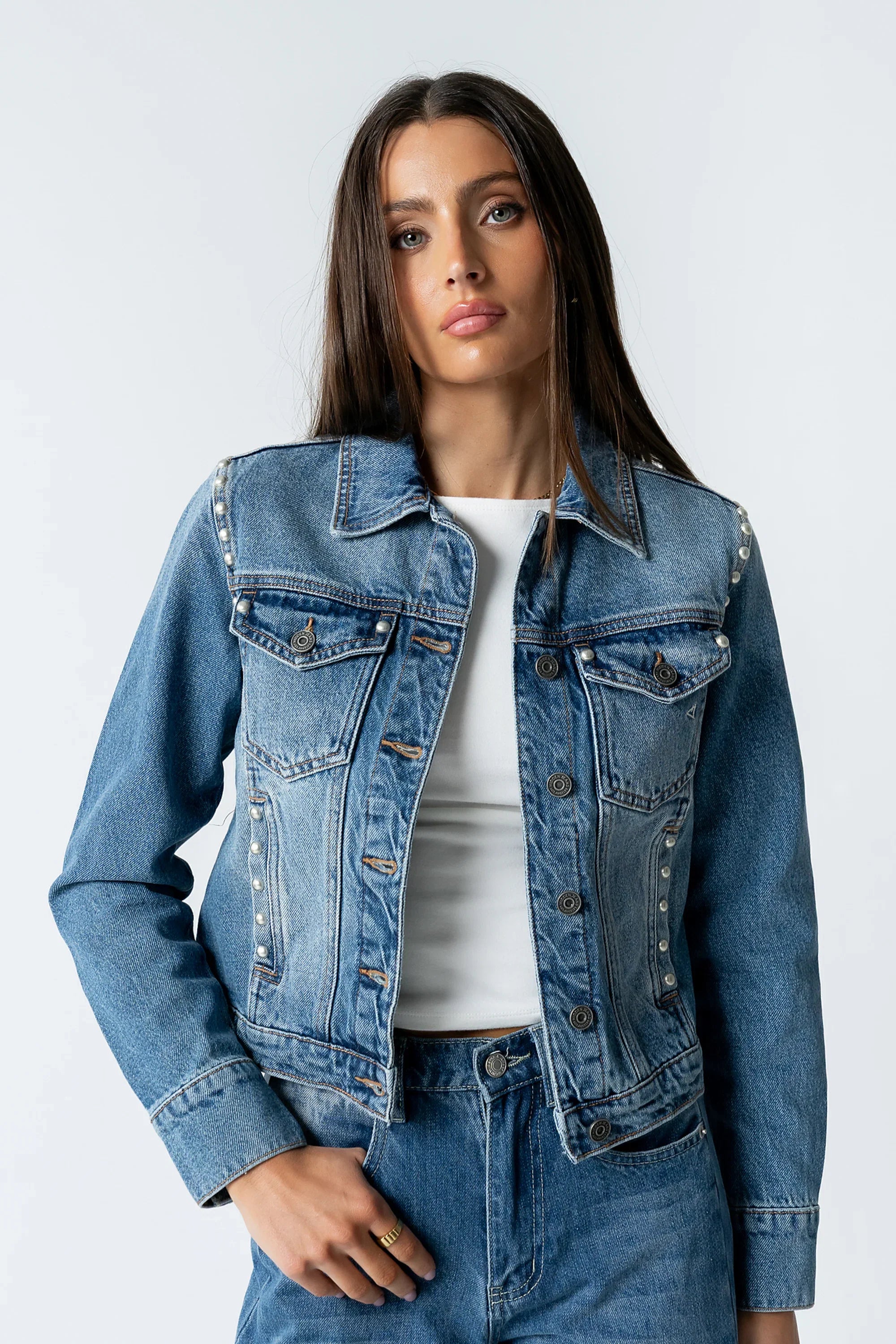 Majorca Studded Denim Jacket
