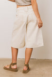 Alden Bermuda Shorts in Cream FINAL SALE