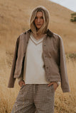 Roman Chore Jacket in Mauve FINAL SALE