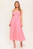 HEARTLAND SUNSET MIDI DRESS PINK