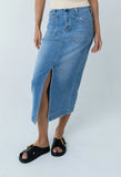 Landry Denim Midi Skirt
