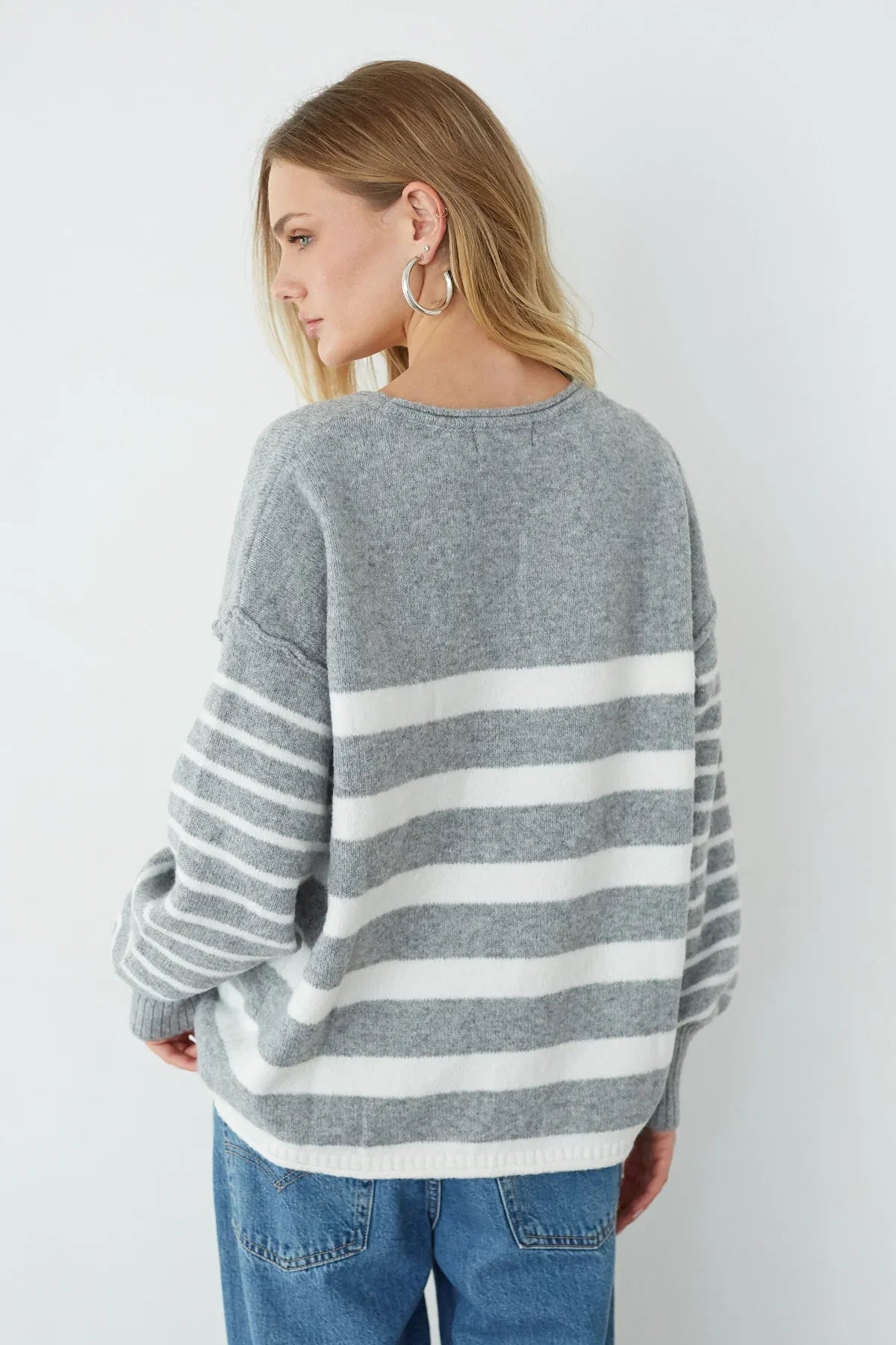 Charlotte Oversized Striped Sweater