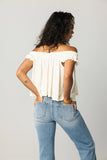 Casey Relaxed Top in Cream FINAL SALE