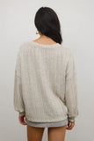 Tate Knit Sweater in Oatmeal