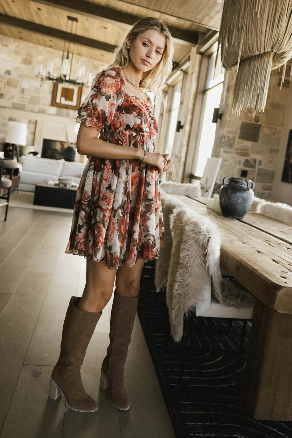 Jackee Floral Mini Dress FINAL SALE