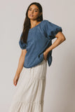 Iverson Denim Top FINAL SALE