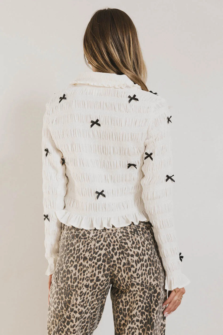 Leonora Blouse in White FINAL SALE