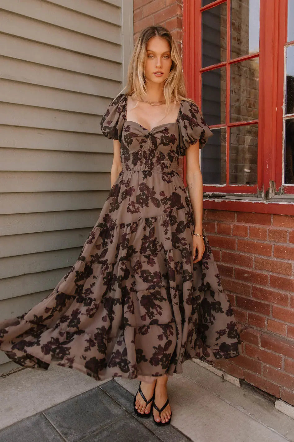 Robbie Floral Midi Dress FINAL SALE