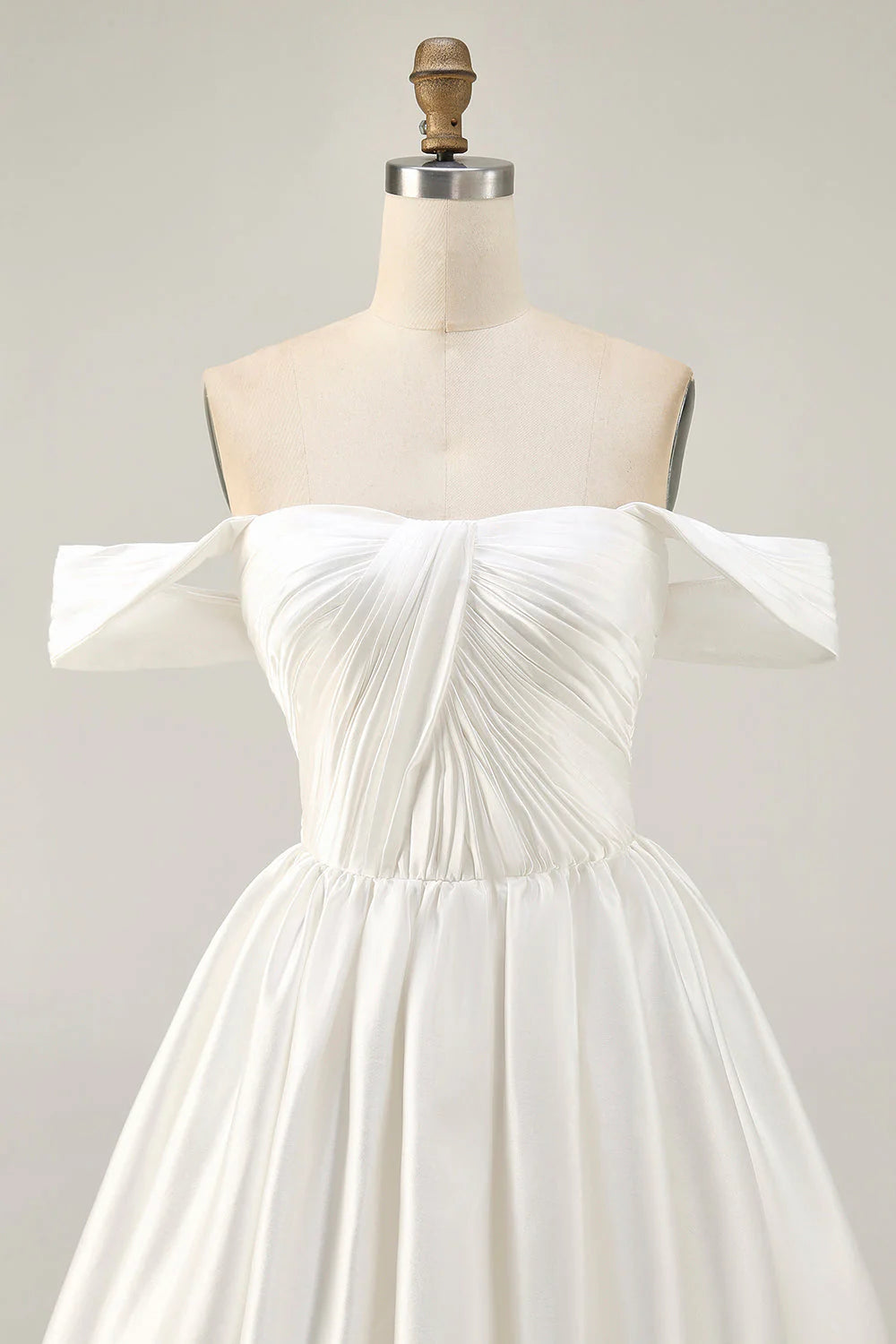 Pink A Line Off The Shoulder Ruched Short Homecoming Dress