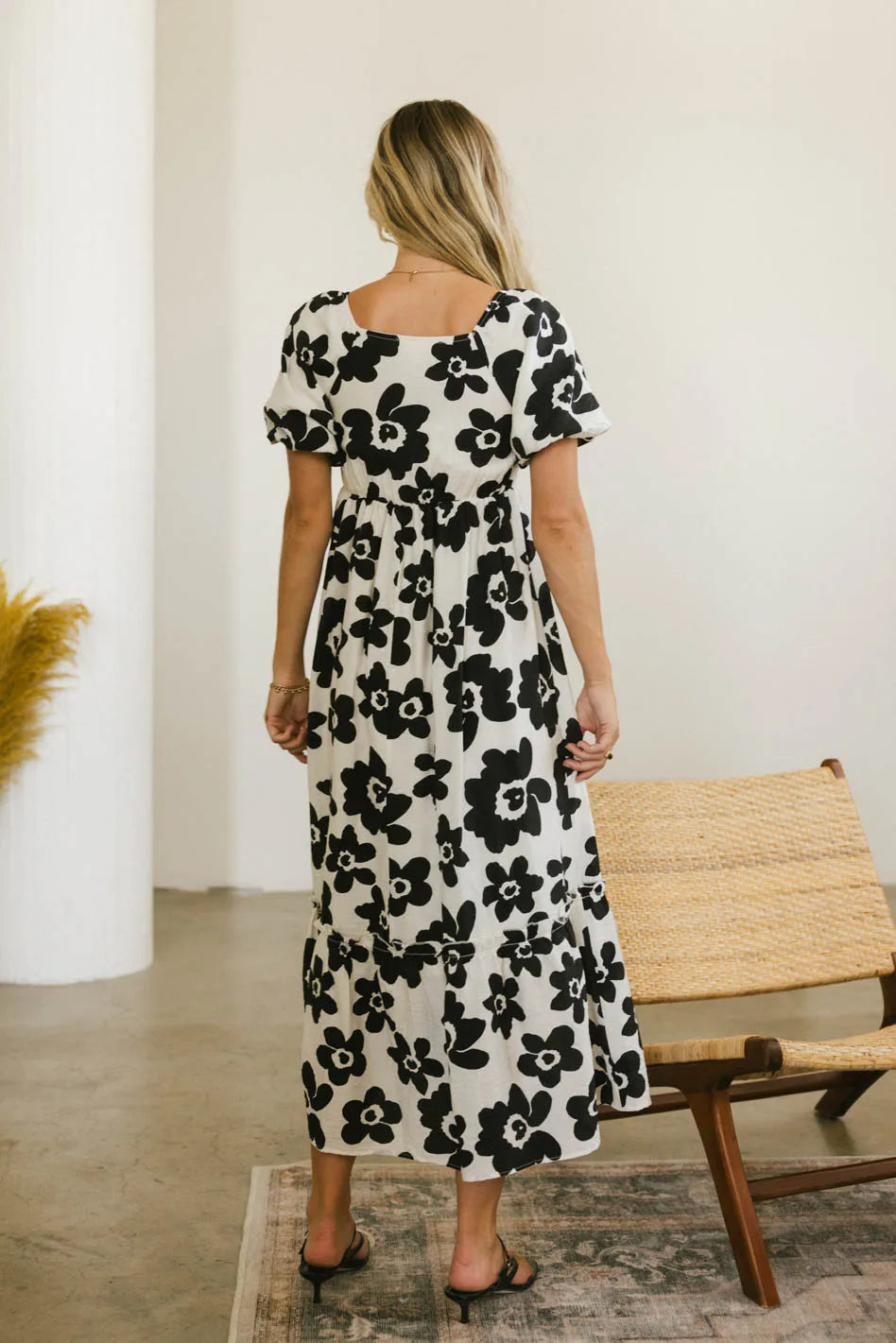 Leanne Floral Midi Dress FINAL SALE